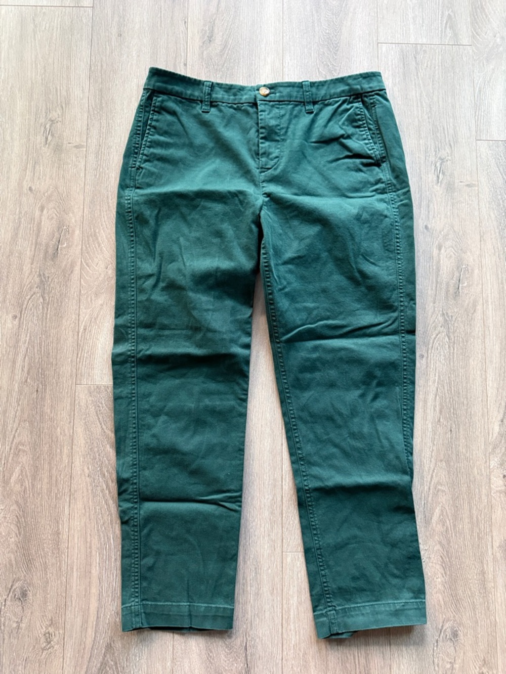 J. Crew Forest Green Chino Pants